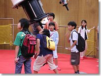 65cm屈折望遠鏡の見学