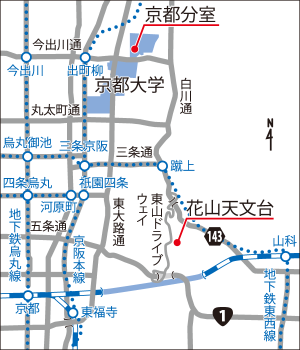 Map of Kyoto