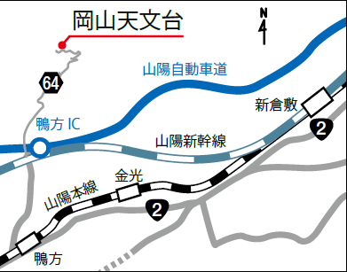 Map of Okayama