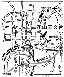 Map of Kyoto