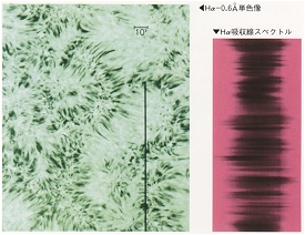 An image using the vertical spectrograph