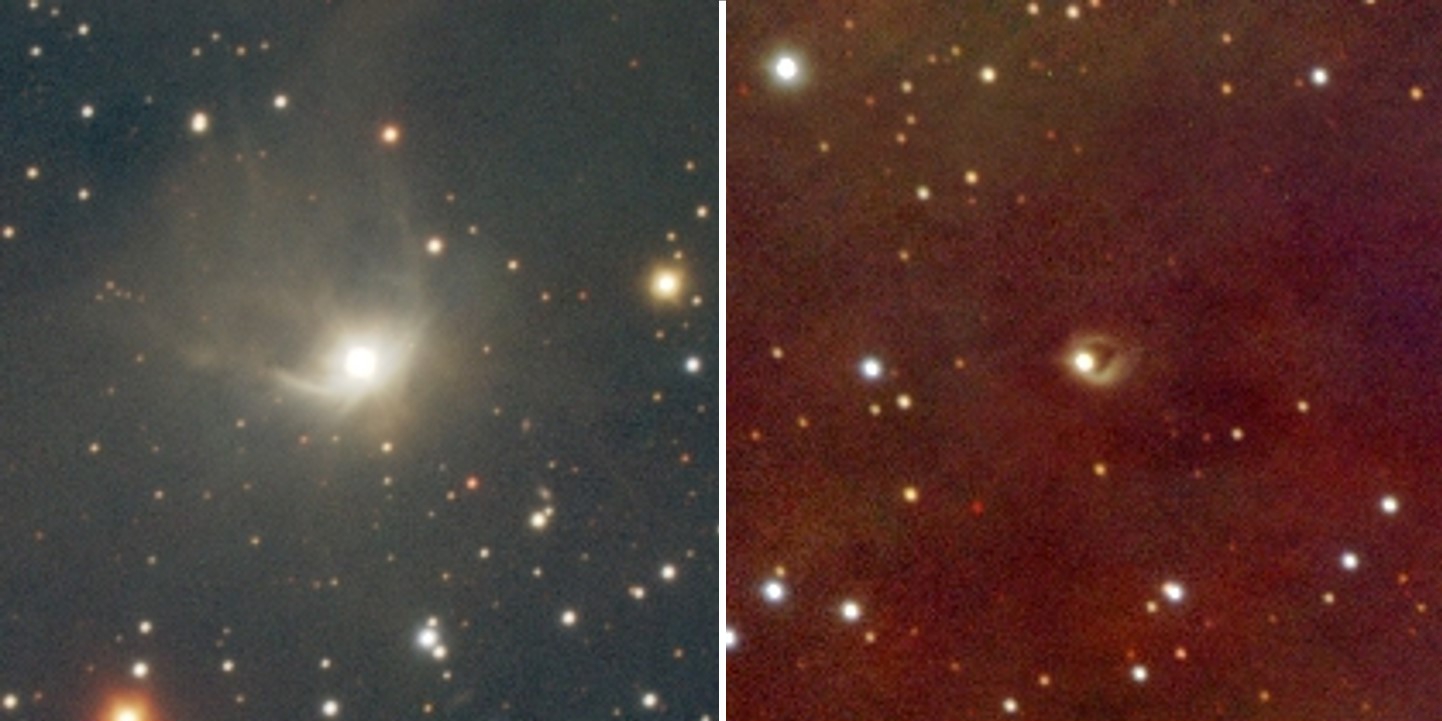 オリオン座FU星 と はくちょう座V1515星