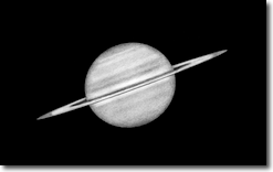 土星スケッチ 2009年4月7日