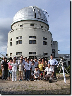 2007年天体観測実習 集合写真